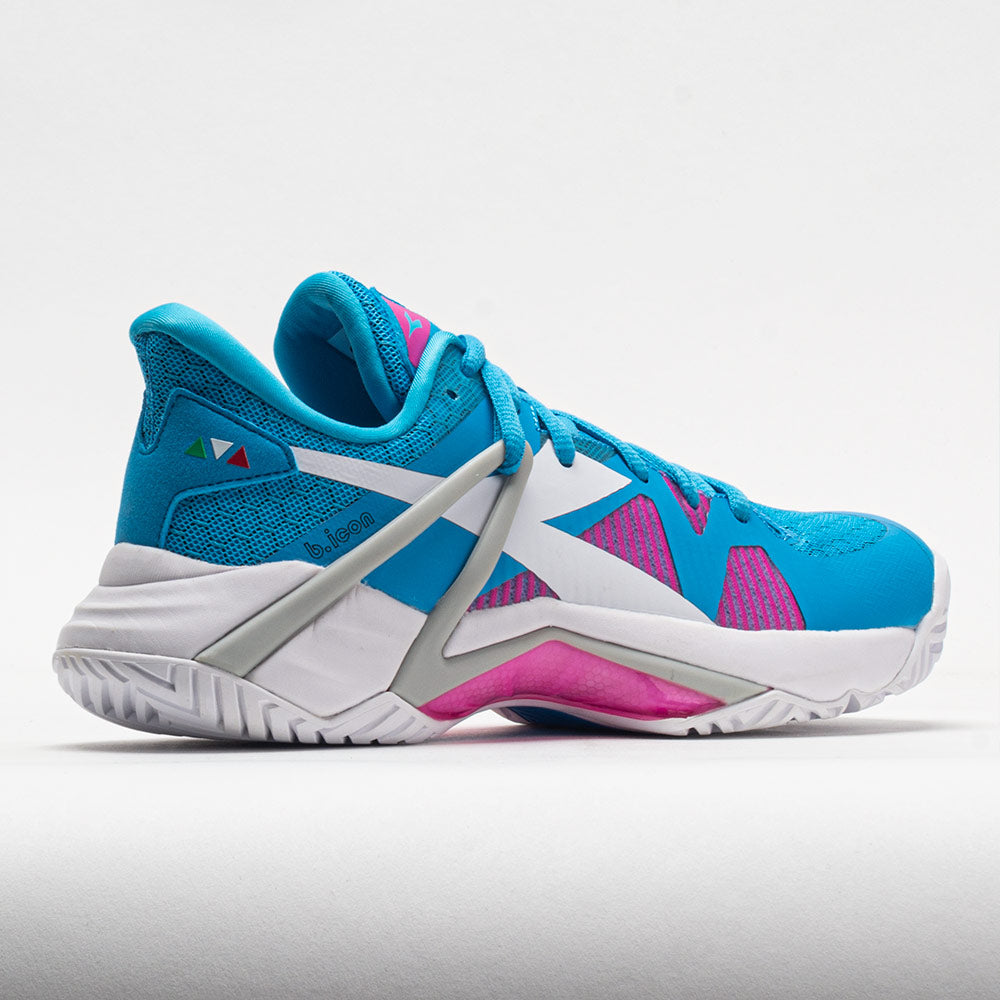 Diadora B.Icon AG Women's  Aquarius/White/Rhodamine Red