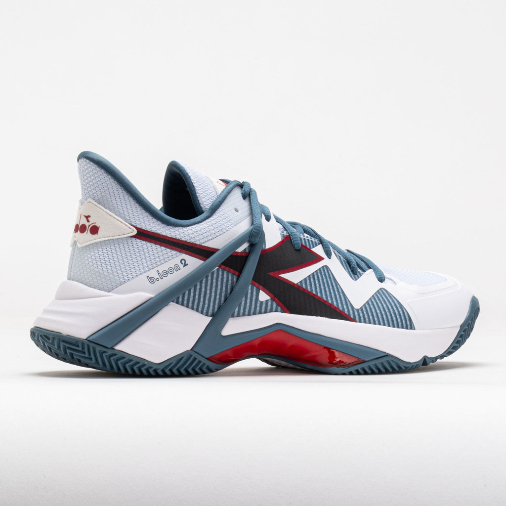 Diadora B.Icon 2 Clay Men's  White/Oceanview/Salsa
