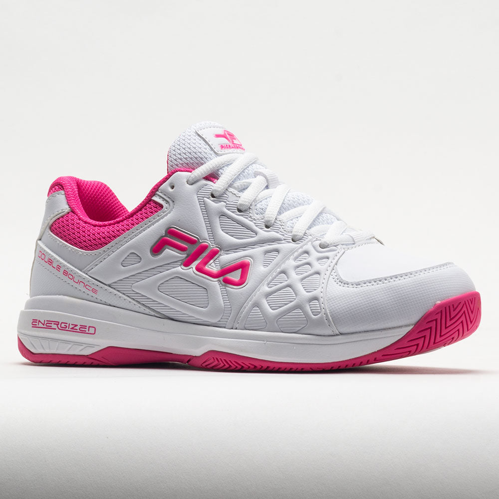 Fila Double Bounce 3 Women's  White/White/Pink Glo