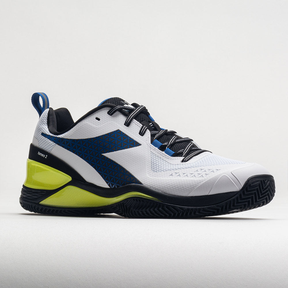 Diadora Blushield Torneo 2 Clay Men's  White/Deja Vu Blue/Black