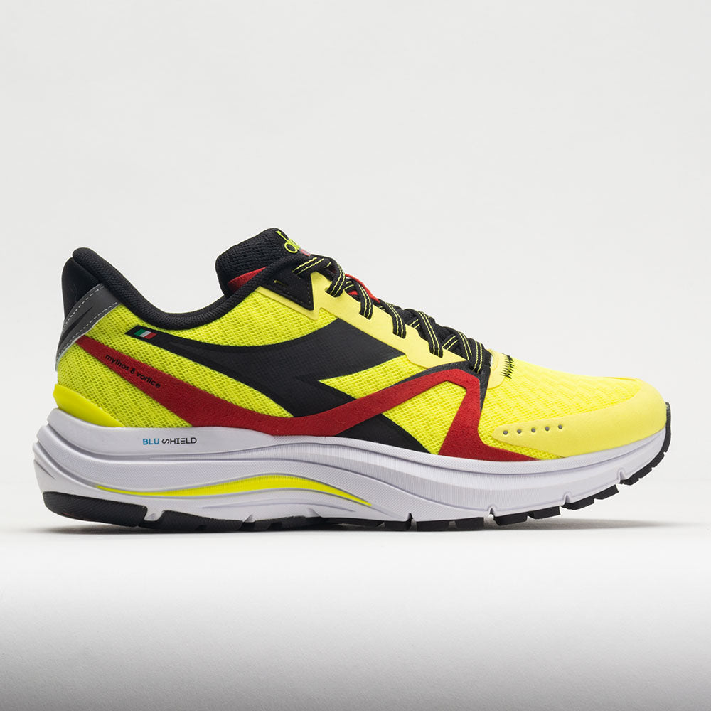 Diadora Mythos Blushield 8 Vortice Men's  Yellow Fluo/Black/Fiery Red