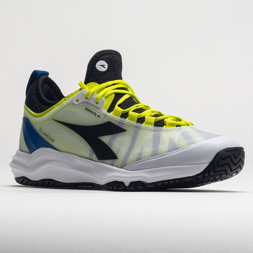 Diadora Speed Blushield Fly 4+ AG Men's  White/Black/Deja Vu Blue