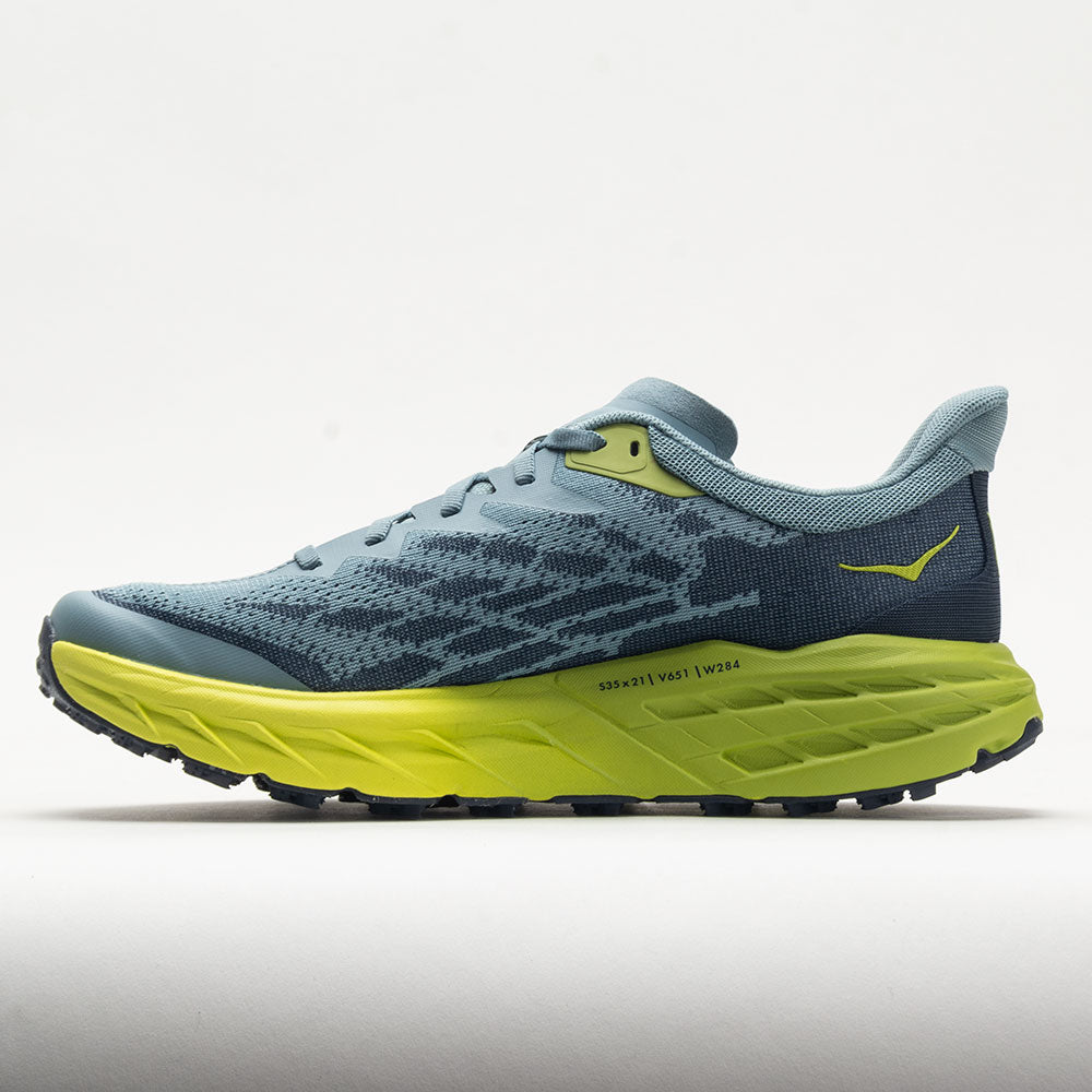 HOKA Speedgoat 5 Men's  Stone Blue/Dark Citron