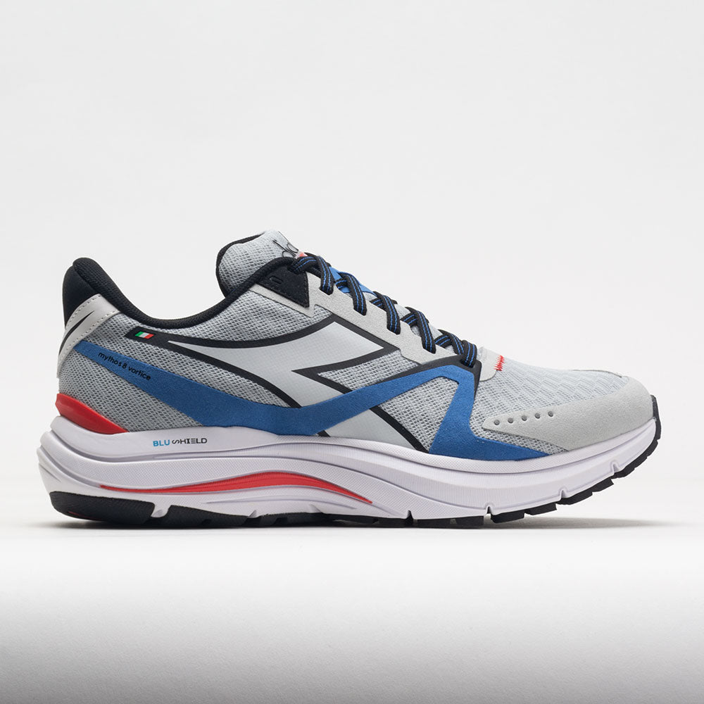 Diadora Mythos Blushield 8 Vortice Men's  Silver/White/Black